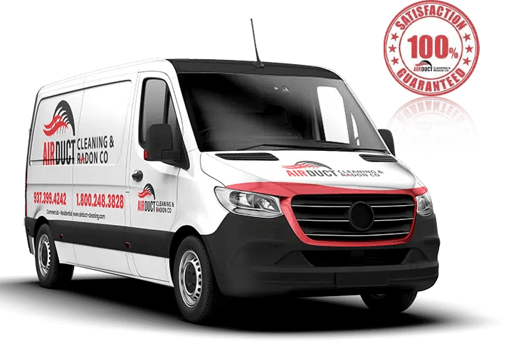 Air Duct Cleaning & Radon Co. branded service van