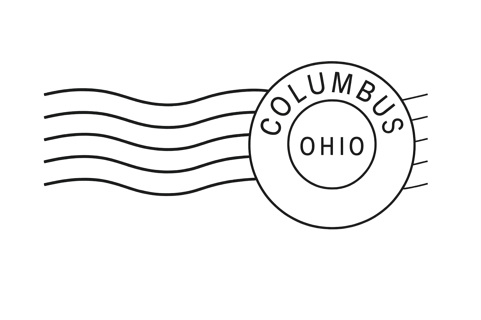 Columbus Ohio Postmark