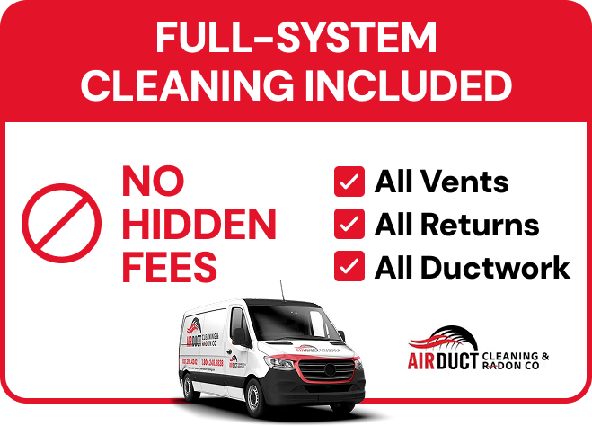 AirDuct Cleaning & Radon Co — highly rated on Google