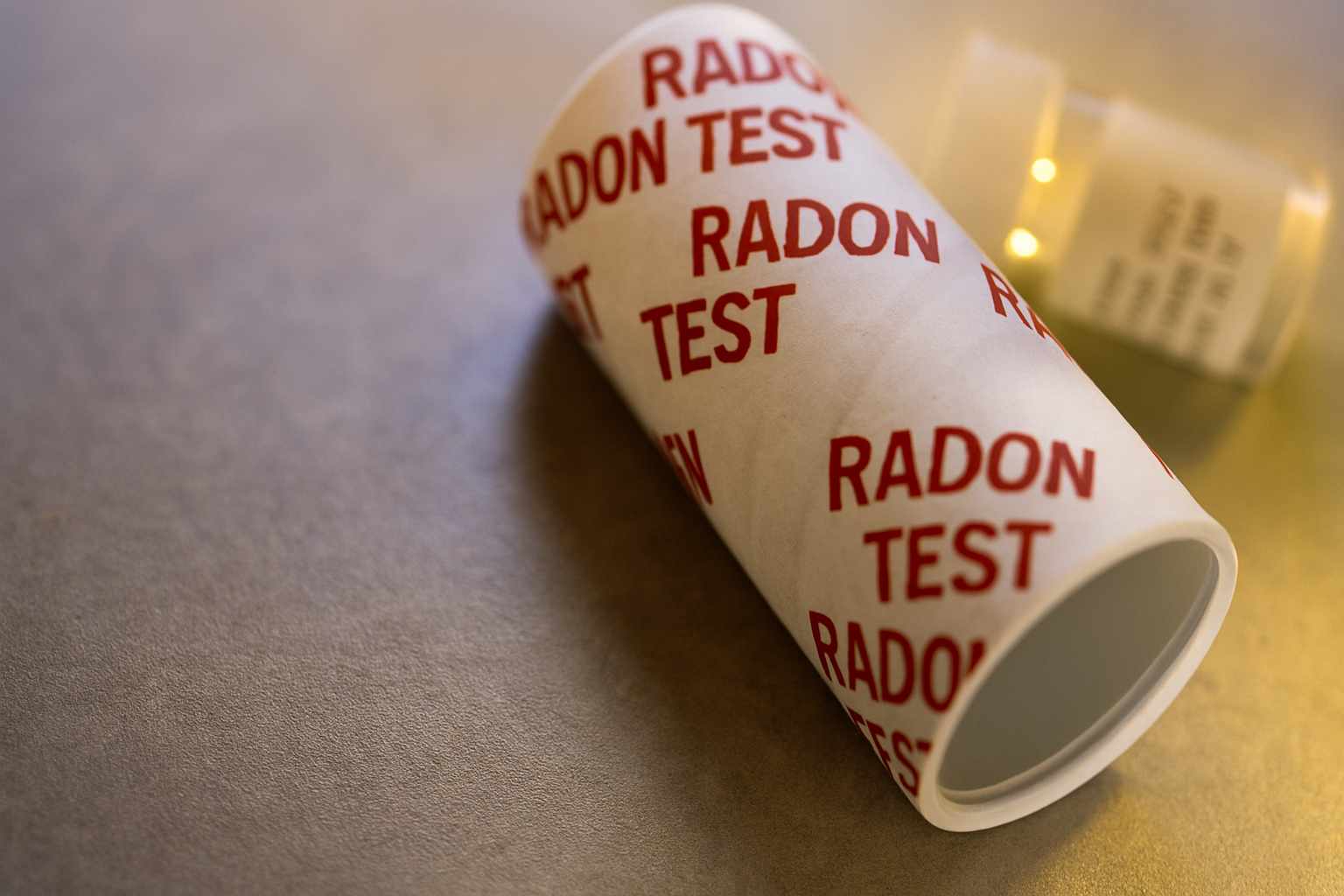 Radon Test Kit Canister