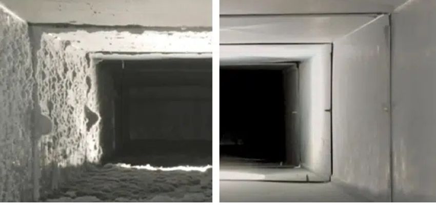 Air duct cleaning for 2-bedroom home